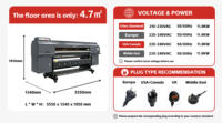 Machine d'impression textile haute vitesse 1900 mm avec 8 têtes Epson I3200 A1 pour la production par sublimation FD5198E