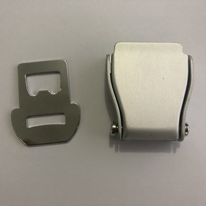 Boucle de ceinture en alliage d'aluminium pour sangle de 3,8 cm, à verrouillage automatique, pour équipement automobile et maritime - Product Image 3