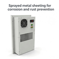 AC Kabinet Industri Luar Ruangan 600W Bersertifikasi CE, Kompresor GMCC Baru, R134a, Biaya Perawatan Rendah, Tipe Dinding/Jendela