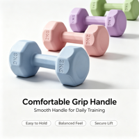 Haltères de couleur macaron, adaptés aux femmes passionnées de fitness, haltères de haute qualité