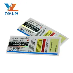 10ml hologram vial label printing medical