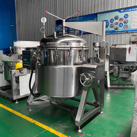 Fabricante de hervidor de vapor con camisa de sopa de pescado de abulón industrial grande, olla a presión de alta temperatura para caldo de sopa de hueso