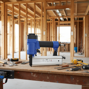 Cloueuse pneumatique Fervi 18 Ga 7-32 mm pour la construction de cadres en acier - Product Image 3