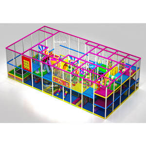 Équipement <span class=keywords><strong>de</strong></span> terrain <span class=keywords><strong>de</strong></span> jeux intérieur/extérieur personnalisable TONGYAO, aire <span class=keywords><strong>de</strong></span> jeux souple avec toboggan, structure d'escalade, tuyau en acier galvanisé 500 kg - Product Image 6