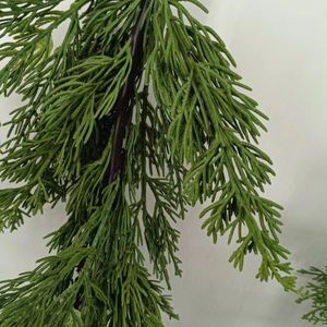 Usines de décoration de Noël, vente en gros de guirlandes de feuilles de cyprès artificielles, <span class=keywords><strong>plantes</strong></span> artificielles de qualité supérieure - Product Image 4