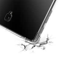 Darbeye dayanıklı silikon Samsung kılıfı Galaxy Tab S4 10.5 SM-T830 SM-T835 şeffaf şeffaf TPU yumuşak 4 köşe hava yastığı kapağı