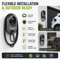 Chargeur de véhicule électrique AC 11 kW 22 kW OCPP Type 1 Type 2 pour la maison et le commerce
