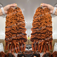 Extensiones de Cabello Humano Rizado Birmano al por Mayor, Pre-Enlazadas con Nudos Milagrosos # Color Piano P4/27 para Mujeres de Piel Oscura