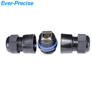 RJ45 vượt qua thông qua kết nối <span class=keywords><strong>Ethernet</strong></span> Cat6 ngoài trời che chắn không thấm nước Coupler RJ45 kết nối không thấm nước - Product Image 2