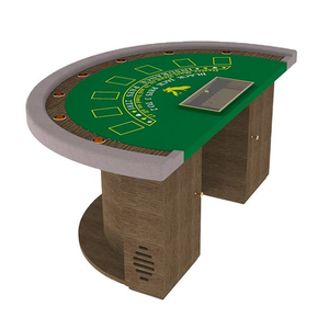 YH <span class=keywords><strong>Macau</strong></span> <span class=keywords><strong>Casino</strong></span> ชุดโต๊ะแบล็คแจ็คที่กำหนดเอง, ชุดโต๊ะเล่นการพนันอิเล็กทรอนิกส์หรูหรา - Product Image 3