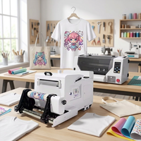 Nouvelle imprimante DTF A3 MT COLOR 2026 Pro avec doubles têtes Epson XP600, découpeuse automatique intégrée, écran tactile, machine d'impression textile, garantie 1 an