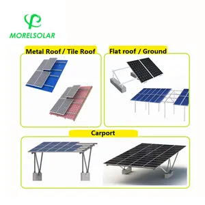 Morel 20kw 30kw 50kw 하이브리드 태양 광 홈 시스템 20kw 30kw 50kw 태양 발전소