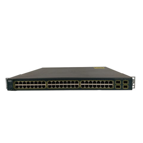 used  3560  series  switch  4 SFP-based Gigabit Ethernet ports  WS-C3560G-48PS-E