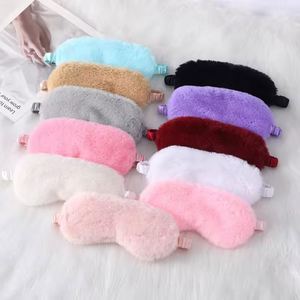 Nouvelle Housse Douce en Fausse Fourrure et Soie, Masque en Satin et Coton Moelleux pour le Sommeil – Indispensable pour la Santé Oculaire - Product Image 1