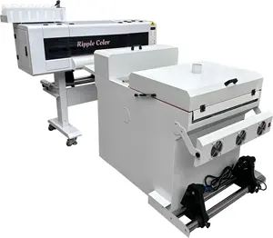 Dtf printer bagian pencetak dtf gulungan kertas 60 cm A1 dtf printer dengan 2 buah xp600 pemeliharaan untuk transfer panas 30cm