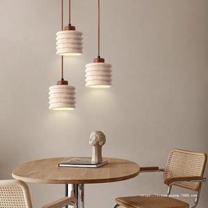 Lampe à <span class=keywords><strong>suspension</strong></span> style wabi-sabi, décoration murale pour salon, <span class=keywords><strong>suspension</strong></span> de bar rustique rétro - Product Image 3