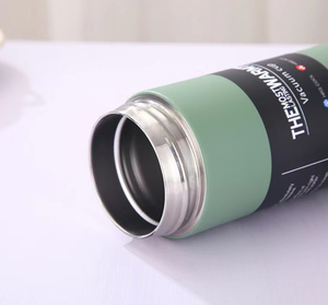 Botella de Agua Ecológica Moderna para Negocios, Termo de Acero Inoxidable con Aislamiento al Vacío, para Bebidas Frías y Calientes, Cantimplora Metálica Estándar, 6-12 Horas - Product Image 4