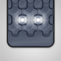 Matelas de massage Shiatsu électrique professionnel avec fonction de chauffage-Thérapie corporelle complète portable pour la maison/SPA