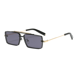 Wholesale High Quality 2022 New Style Guangdong Metal Frame Small <b>Square</b> 8 Colors Full Rim UV400 PC Lenses Brand <b>Sunglasses</b> - Product Image 1
