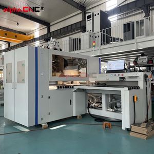 Máquina de perforación CNC de alta precisión Alpha para madera de seis lados, máquinas de perforación CNC de seis lados para muebles con doble estación - Product Image 5