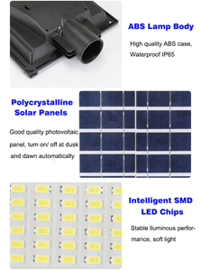 Lampione Solare LED Integrato <span class=keywords><strong>da</strong></span> 60W/100W OEM di Fabbrica, Impermeabile IP65, <span class=keywords><strong>da</strong></span> SHCET - Product Image 5