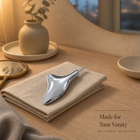 Outil de massage facial et corporel en métal Gua Sha, gratteur, bâton de massage des points d'acupression, outil de massage des points de déclenchement, outil Gua Sha facial