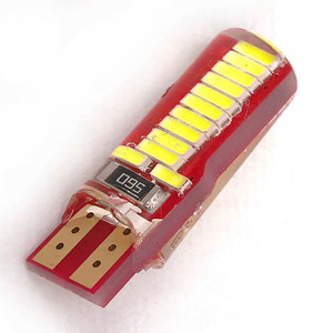 Sunlu — lampe de plaque d'immatriculation à Led T10 <span class=keywords><strong>194</strong></span> W5w Canbus 4014 24 SMD, silice, Super brillante, 12V, lumière bidirectionnelle, ampoules Led blanches, T10 - Product Image 1