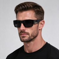 Lunettes de moto polarisées, lunettes de soleil de pêche, protection UV400, lunettes de sport unisexes, lunettes de soleil hip-hop pour hommes