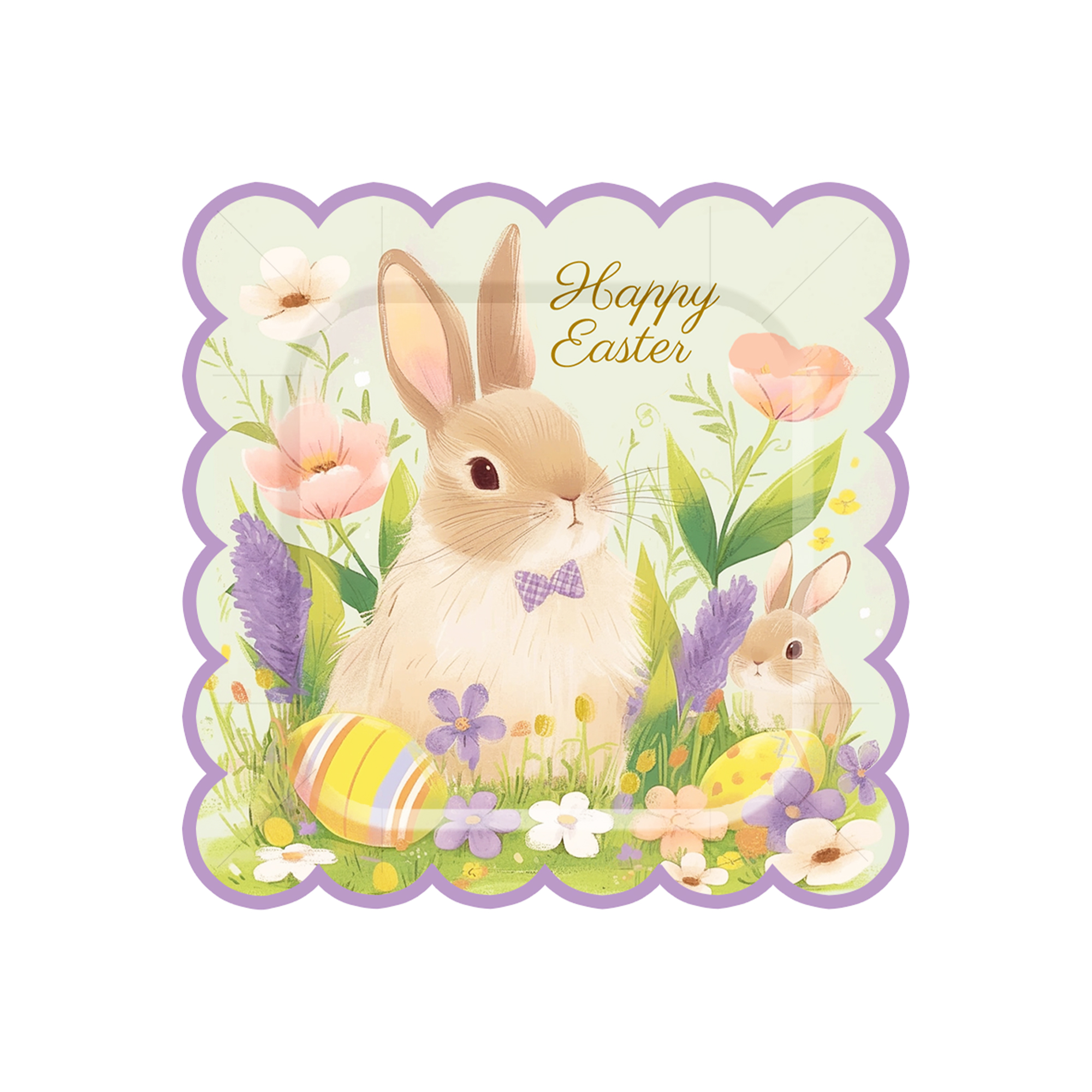 Plato de papel de 9 pulgadas * 8 unidades