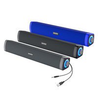 Barre de son LED de bureau E-1406 E-1412 E-1411, système de cinéma maison, barre de son BT 5.0 avec caisson de basses intégré et son de haute qualité
