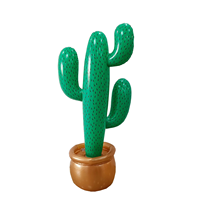 Pafu Mexicano Fiesta fête à thème Jumbo Cactus accessoire décor pour désert Western Cowboy thème jouets gonflables PVC Cactus accessoires de scène