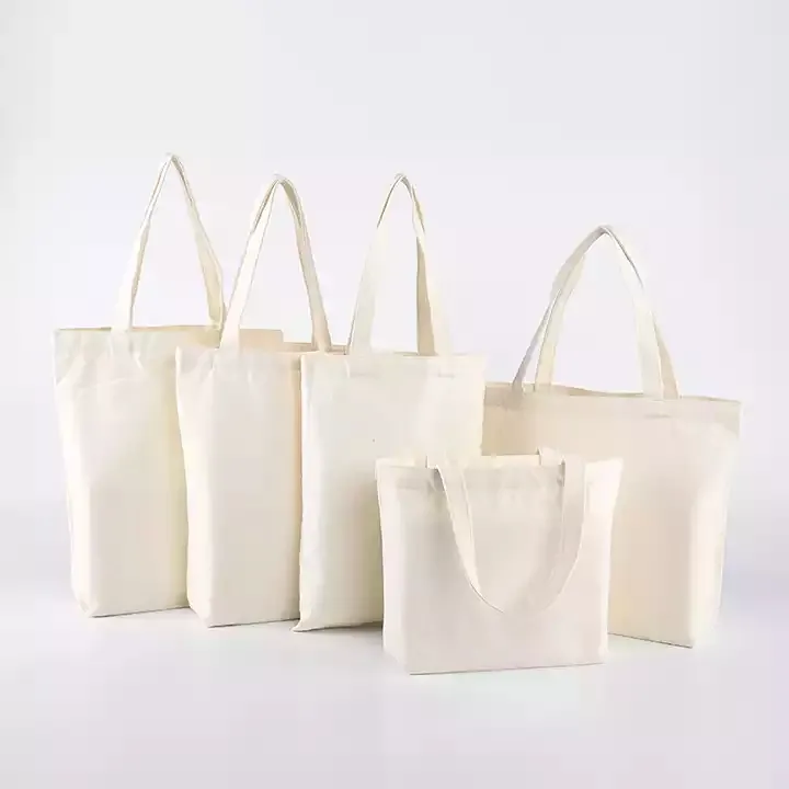 Sublimation Tote Canvas Grocery Shopping Customized Organic Cotton Bag