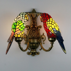 Lámparas de Pared LED LongHuiJing con Base de Aleación de Zinc, Multicolores, para Interiores, Bares, Cafés, Estudios, Decoración del Hogar, Vidrio Teñido - Product Image 2