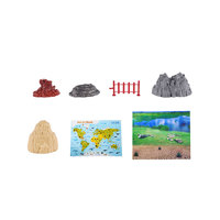 50pcs dans un grand paquet d'oeufs en plastique Mand sortes différentes taille vache cheval Ping modèle Animal apprentissage pépinière ferme jouets