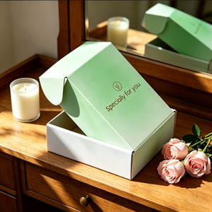 Custom Logo Printed Light for Wedding <strong>Birthday</strong> Valentine's Day <strong>Present</strong> Packaging, Corrugated Mailer Shipping Box for <strong>Presents</strong> - Product Image 2