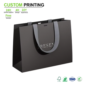 Borsa personalizzata <span class=keywords><strong>per</strong></span> <span class=keywords><strong>carta</strong></span> Kraft con Logo stampato Eco Friendly Packaging <span class=keywords><strong>per</strong></span> il cibo del tè del pane fiore <span class=keywords><strong>e</strong></span> abbigliamento - Product Image 1