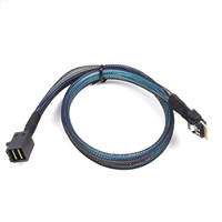 Câble de raccordement serveur SFF-8654 4i vers SFF-8643 Mini SAS haute vitesse, idéal pour les systèmes de stockage et RAID
