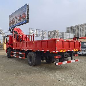 รถบรรทุกติดเครนพับได้ Dongfeng D1 4x2 8 ตัน พร้อมเครน Xinweili สำหรับขนย้ายวัสดุก่อสร้าง - Product Image 5