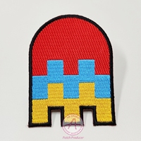 Support thermoscellé Patch de broderie de conception de motif individualisé Crochet et boucle à repasser à coudre Écologique
