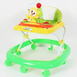 LUCHEN Ali-baba Wholesale 2021 new PP plastic beach style toys baby walker with 7 rolling wheels walk along toys for babies