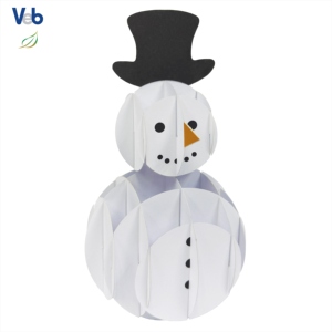 Colección Navideña Personalizada Scents Seasons, Tarjeta de Felicitación Individual Plegable en 3D con Diseño de Muñeco de Nieve, Papá Noel y Reno, Montaña Blanca - Product Image 2
