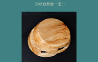Dia 15 po/38cm Fourniture directe d'usine bol en bois racine en bois sculpté personnalisé Plateau de service en bois de racine de fruits avec poignées