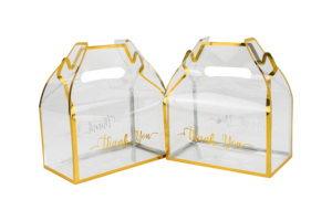 Boîtes d'Emballage Cadeau Transparentes en PVC avec Poignée pour Faveurs de Mariage, Fêtes d'Anniversaire, Bonbons et Pâtisseries - Product Image 3