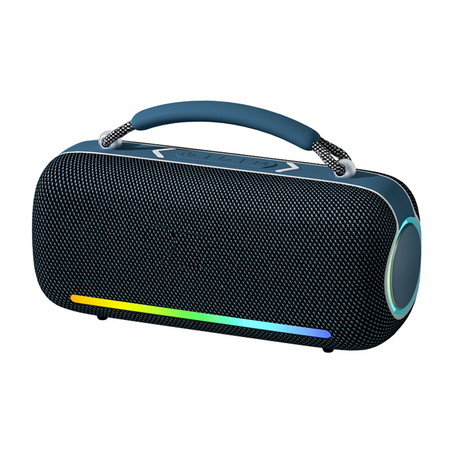 BS-16 Portable for Speaker RGB LED Light Wired Connection Voice Control Battery Operated Plastic 50-100W Output Power