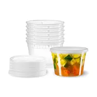 BULK Lightweight Clear Plastic Round Deli Container with Lids 16oz –  OnlyOneStopShop