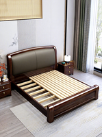 Cama Doble de Lujo Ligero, Juego de Muebles de Dormitorio con Cama Moderna Minimalista con Almacenamiento, Adecuado para Villas y Apartamentos