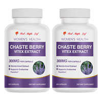 Capsules d'extrait naturel de Vitex, Agnusides standardisés à 1,5 %, favorise la santé reproductive féminine, sans OGM, tonique doux
