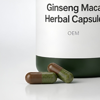 Capsules à base de ginseng et de maca OEM ODM, 60 capsules, complément alimentaire, marque privée