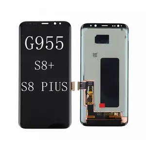 شاشة هاتف خلوي S8 + شاشات lcd لسامسونج غالاكسي G955F S8 زائد Afficheur اللمس شاشة عرض استبدال