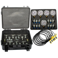 2 Gauges Hydraulic Pressure Gauge Set Diagnostic Test Kits for All Model Device Precision Digital Pressure Gauge